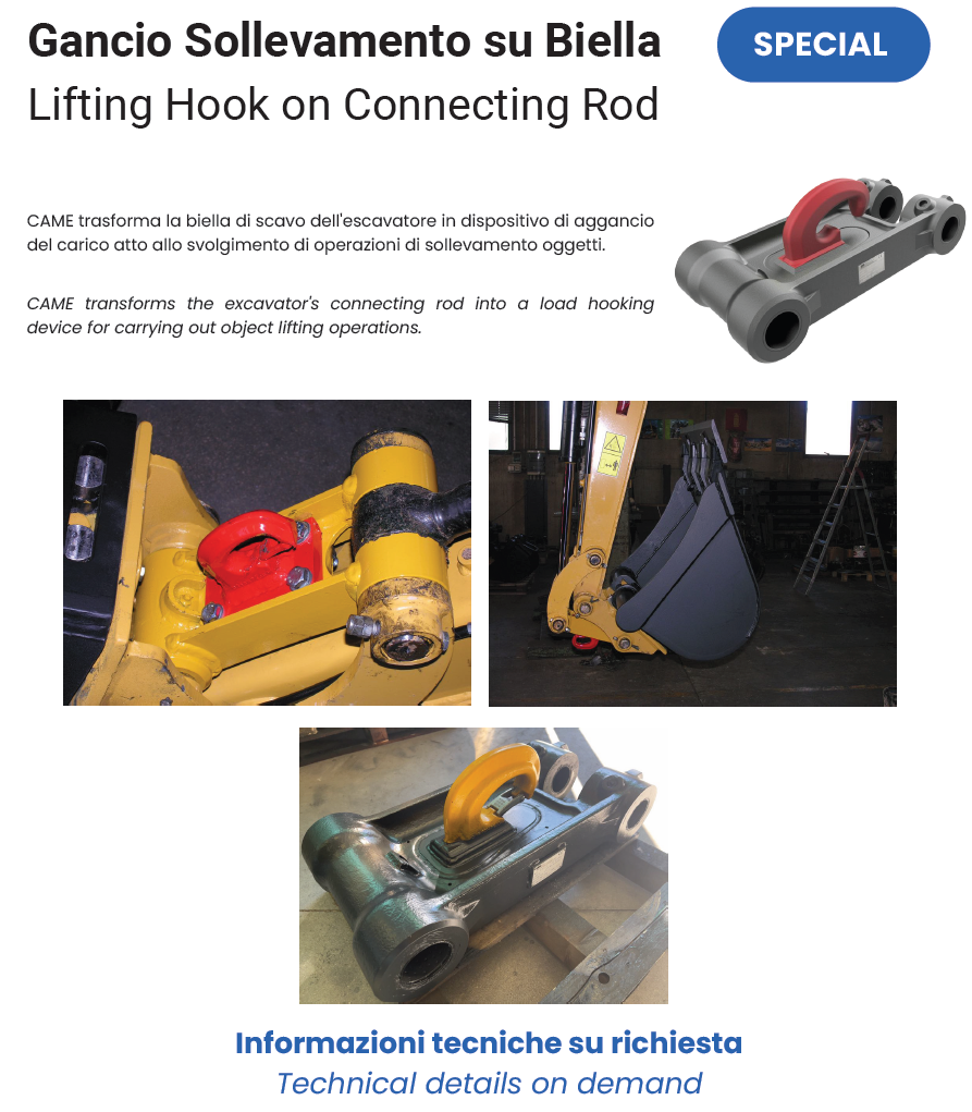 Gancio di Sollevamento su Biella Scheda